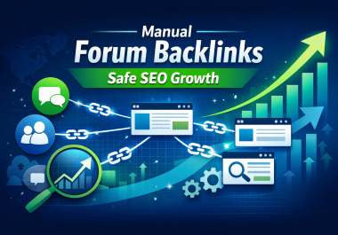 I will create high quality manual forum backlinks for SEO and website ranking