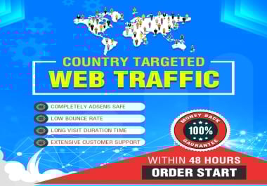 drive country targeted organic traffic,  quality visitors