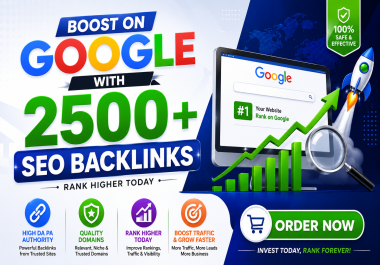 Boost Higher on Google with 3000 Premium SEO Backlinks Proven Strategies for and latest Rankings.