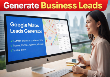 Google Maps Leads Scraper - Extract Business Name Phone Address Website Export to Excel