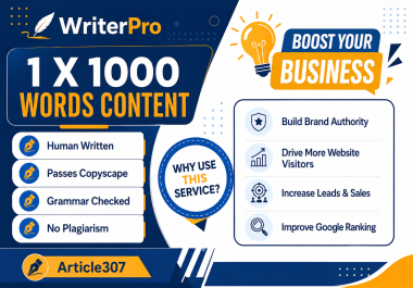 I will write a high-quality 1200-word SEO 15 article and engaging content on any topic