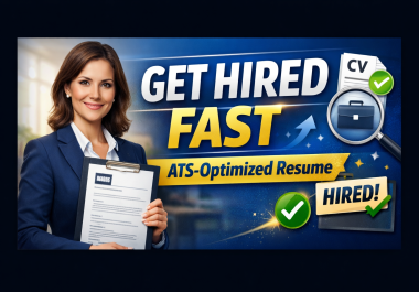 I will rewrite your resume to be ATS-friendly and get you hired fast