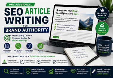 Professional SEO Article Writing for Brand Authority