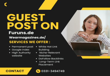 Write and Publish Guest Posts on High Authority Websites