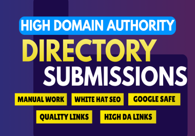 I will Manually build 210 Powerful Dofollow Directory Submission Backlinks