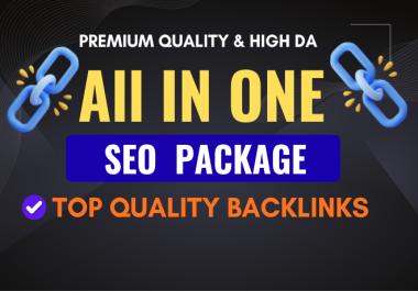 All in one 500 SEO backlinks package for top Google ranking