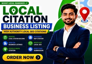 Create 50 High Quality Local Citations and Business Listings Manually