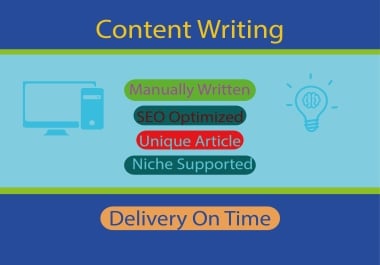 Write 1000 or required words article,  content for website or blog within 24 hrs