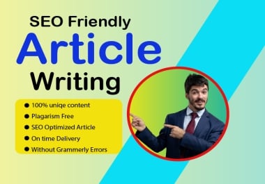 Create 2000 words High Quality SEO Content Writing,  Posts & Website Article