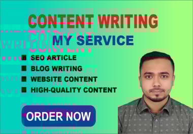 I will write high quality SEO articles and website content with keyword research