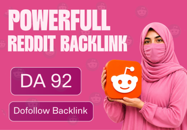DA 97 Reddit Dofollow Backlinks for SEO Link Building