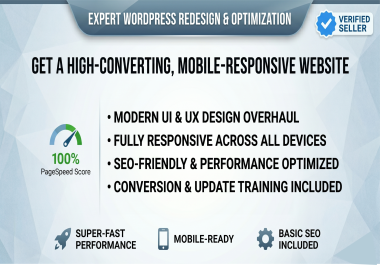 I will rebuild a professional WordPress website for your business.