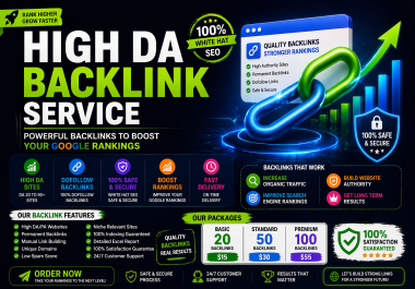 Build Modern Responsive Website and Rank it with High DA SEO Backlinks