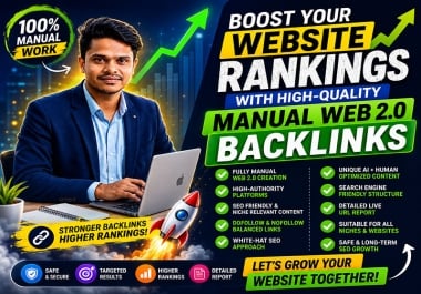 I Will Build Premium Manual Web 2.0 Backlinks to Boost SEO Growth