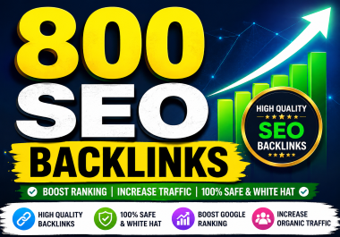 I Will Build 800 High Quality SEO Backlinks for Better Google Rankings