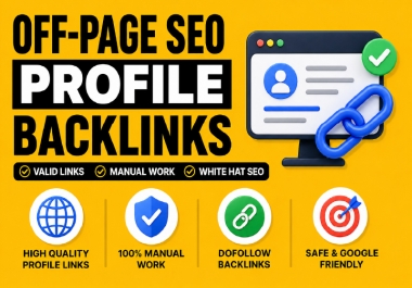 I will Create 50 Powerful White Hat Dofollow Backlinks to Dominate organic traffic