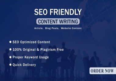 I will write 1000 words of SEO-optimized content
