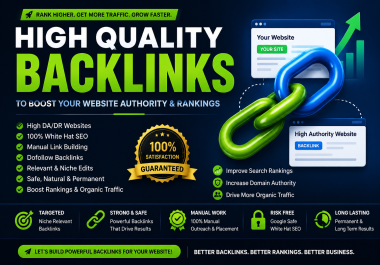 I Will Build Quality Backlinks to Improve Website SEO Rankings