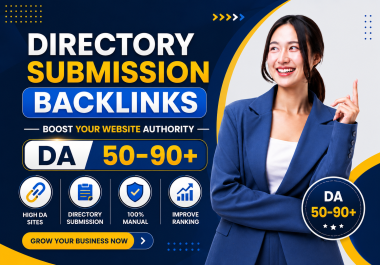High Authority Manual 100 Directory Submission Backlinks for SEO Growth