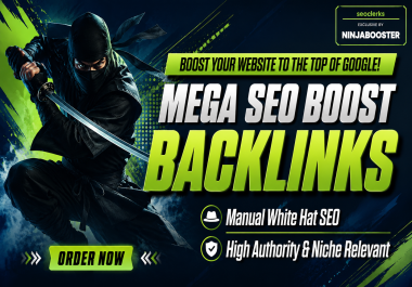Dominate Google Top Rankings with Mega SEO Backlinks Package & Real Organic Traffic