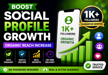 Profile Growth & Engagement Boost Organic Reach