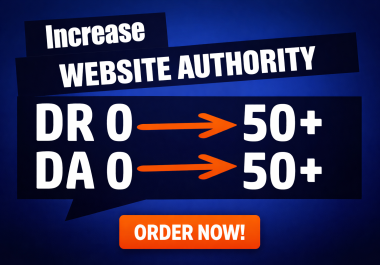 Boost Domain Rating DR 50 Plus
