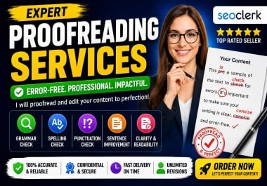 Expert Proofreading Service for Error-Free Content