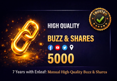 I will Provide 5000 Premium Buzz and Authority Bookmarks from Top 5 Sites