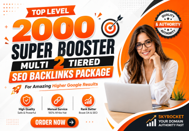 Super Booster Multi 2 Tiered SEO Package for Amazing Higher Google Results With Quality & Authority