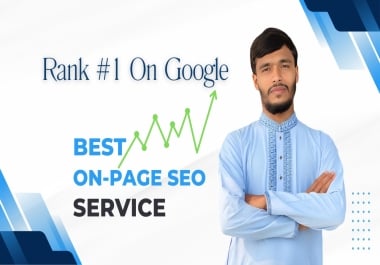 I will do On-page SEO service it helps your website to rank on google.