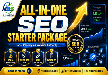 I Will Provide an All-in-One SEO Starter Package for Better Rankings