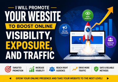 I will manage your website to boost online visibility,  exposure,  and traffic