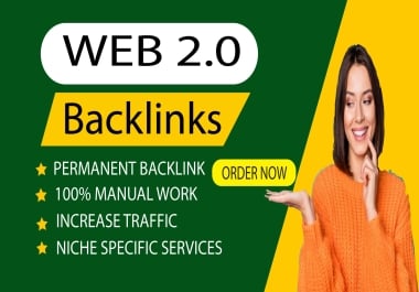 I Will Build 150 High Authority Web 2.0 Backlinks to Improve SEO Rankings