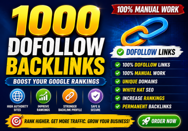 1000 Dofollow Backlinks for SEO Boost Your Website Authority
