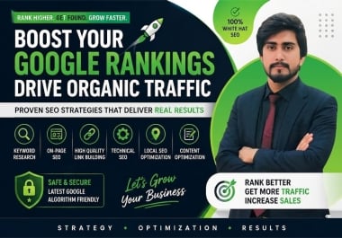 I will boost your Google ranking with advanced SEO service
