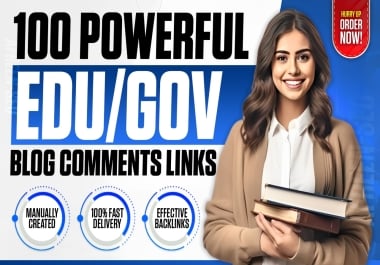 Get 100 Manual Profile Backlinks from DA70+ Domains