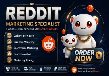 I Will Promote Your Website,  SaaS,  AI Tool,  or Brand Using Reddit SEO Posts and Comments