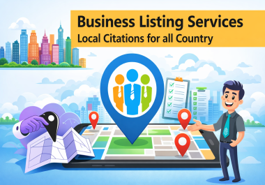 50 Business Listing & Local Citations For All Country