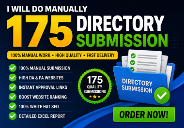I Will Do Manually 175 directory submission