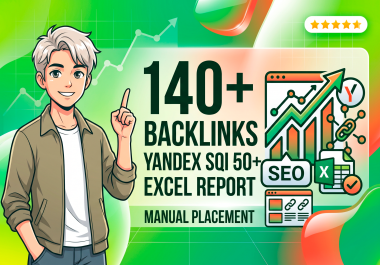 I will manually place 140+ backlinks from IKS 50+ donor site
