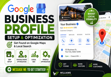 I Will Create,  Set Up and Optimize Your Google Business Profile