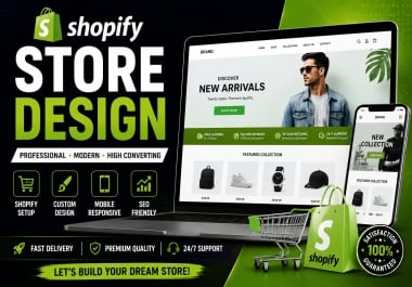I Will Design a Professional Shopify Store