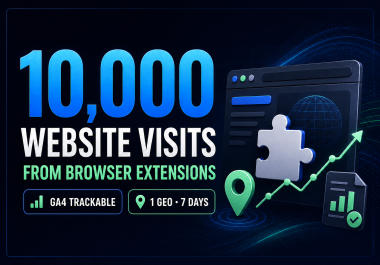 I will send 10,000 GEO targeted website visits trackable in GA4