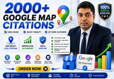 I will build manual Google Maps citations for local SEO and GBP