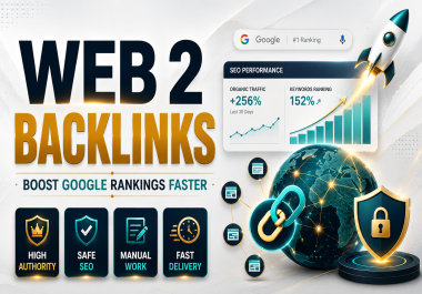 100 Premium WEB 2.0 Backlink for Better Rankings, Trust & Long-Term SEO