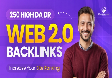 250 High Authority Web 2.0 Backlinks for SEO Rankings