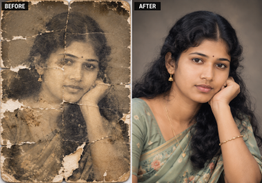 Repair Old Photos and Remove Scratches