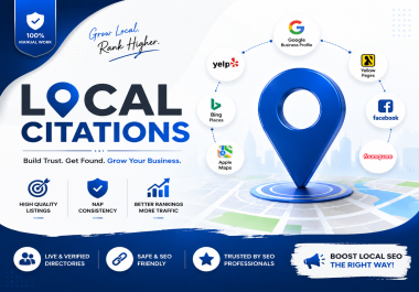 I Will Build High Quality Manual Local Citations for Local SEO & Business Listings