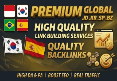 I will 150 make authority spanish indonesia korea brazil backlinks for website ranking