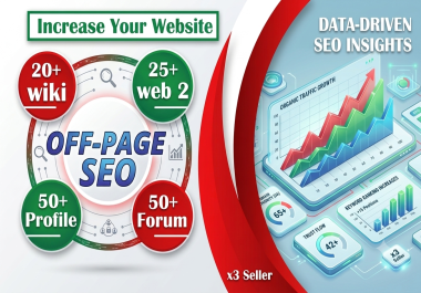 Powerful High-DA SEO Link Building Combo - Web 2.0,  Wiki & Forum Profile Backlinks